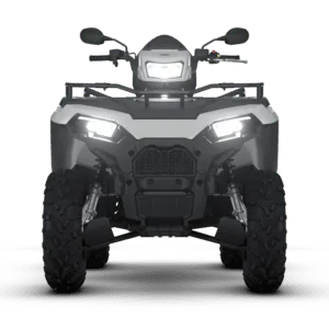 2026 ATV SportsmanTouring 570EPS T3b GhostGray cgi Front A26SDE57C4