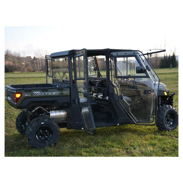 DFK fűtött prémium komplett kabin Polaris Ranger XP 1000 Crew / Ranger 1000 Crew (2019–) 6 személyes modellekhez