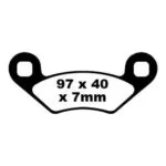 EBC TT Sport Carbon fékbetét szett – Polaris Sportsman 400 / 500 / 570 / 700 / 800, RZR 570 / 800 & Scrambler (FA159TT)