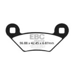 EBC TT Sport Carbon első/hátsó fékbetét szett – Polaris Sportsman 400 / 550 / 570 / 800 / 850 / 1000 & Scrambler (FA475TT)