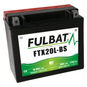 Fulbat FTX20L-BS (YTX20L-BS) 12V 18Ah gondozásmentes AGM quad akkumulátor – Linhai / TGB / Can-Am / CFMoto / Polaris