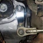 JayParts Polírozott Rozsdamentes Acél Váltókar (Bellcrank, 6 mm) – Polaris Scrambler / Sportsman 550 / 850 / 1000 / 1000 S (JP0018)