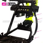 JayParts Bal Hátsó Alsó Segédváz / Tartókonzol Merevítő – Polaris Scrambler / Sportsman 850 / 1000 (JP0021)