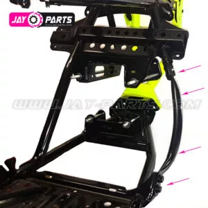 JayParts Bal Hátsó Alsó Segédváz / Tartókonzol Merevítő – Polaris Scrambler / Sportsman 850 / 1000 (JP0021)