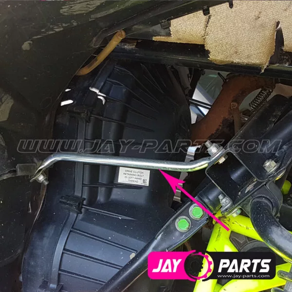 JayParts Heavy Duty Tömör Acél Lábtartó Tartócső Pár (Bal + Jobb) – Polaris Scrambler 850 / 1000 (JP0026)