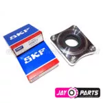 JayParts Heavy Duty AW7075 Alumínium Első Differenciálmű Kúpkerék-Fedél + 2 db SKF Csapágy – Polaris Sportsman High Lifter 850 / 1000 (2015–2017) (JP0060)
