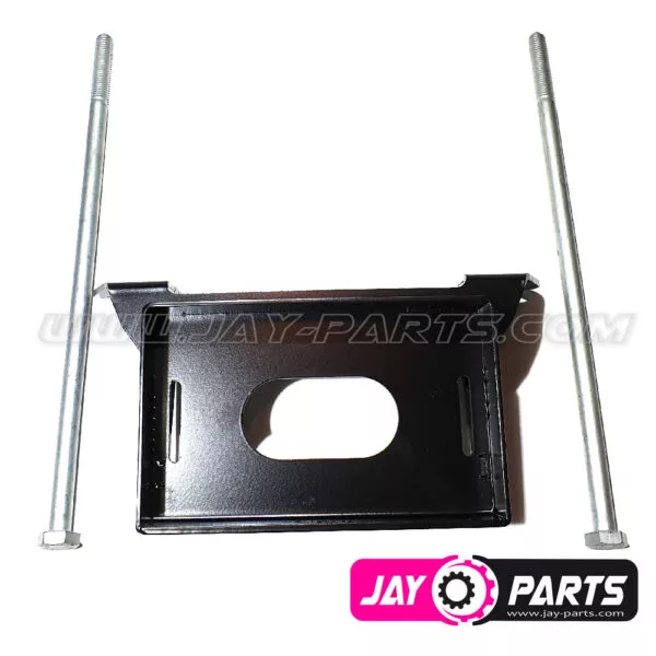 JayParts Hátsó Akkumulátortartó Konzol és Lengőkar-Merevítő (S355 Acél) – Polaris Scrambler / Sportsman 850 / 1000 (JP0081)