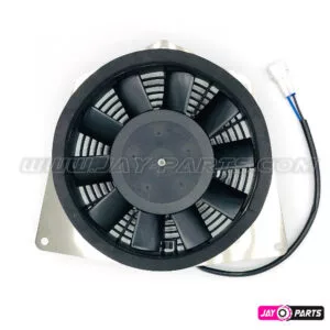 JayParts nagy teljesítményű SPAL hűtőventilátor (+170 m³/h) – Yamaha YFM 700R Raptor (2006–2009)
