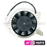 JayParts nagy teljesítményű SPAL hűtőventilátor (+170 m³/h) – Yamaha YFZ 450 / YFZ 450R / YFM 700R Raptor