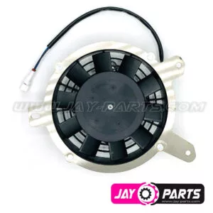 JayParts nagy teljesítményű SPAL hűtőventilátor (+170 m³/h) – Yamaha YFZ 450 / YFZ 450R / YFM 700R Raptor