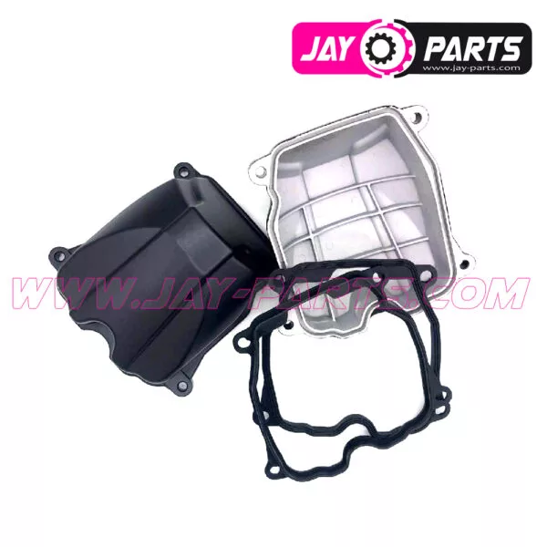 JayParts CNC Alumínium Szelepfedél Készlet Tömítésekkel és Csavarokkal (2 db) – Can-Am Outlander / Renegade / Maverick / Commander / Defender (JP0113)