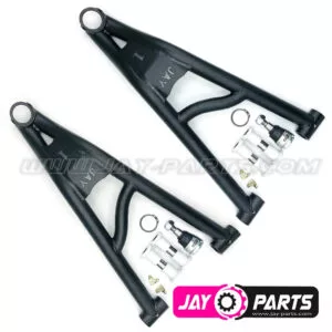 JayParts JAY1 Erősített Első Alsó A-Lengőkar Készlet (Bal + Jobb) Gömbfejekkel és Szilentekkel – Polaris Scrambler / Sportsman 850 / 1000 (JP0119)