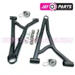 JayParts JAY1 Erősített Első Felső A-Lengőkar Készlet (Bal + Jobb) Gömbfejekkel és Szilentekkel – Polaris Scrambler / Sportsman 850 / 1000 (JP0120)