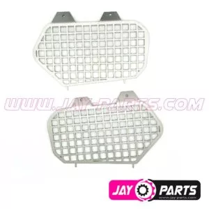 JayParts Rozsdamentes Acél Fényszóróvédő Rács Pár (Race Edition) – Polaris Scrambler 850 / 1000 / 1000 S (JP0199)