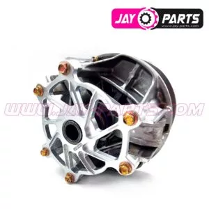 JayParts CNC 7075 Alumínium Primer Variátor Fedél (9-lapátos hűtéssel) – Polaris Scrambler / Sportsman 850 / 1000 / 1000 S (JP0204)