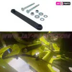 JayParts Hátsó Lengőkar Vázmerevítő Lemez + Csavarkészlet (Elülső/Alsó) – Polaris Scrambler / Sportsman XP 1000 S (JP0248)