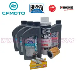JayParts komplett nagyszerviz csomag (olajok + olajszűrő + gyertyák) – CFMoto 850 / 1000 Gen2