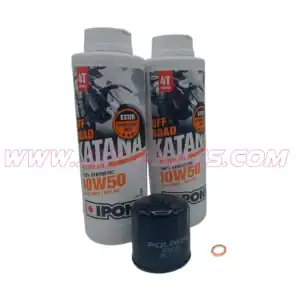 JayParts Ipone Katana 10W-50 motorolaj-csere szett – Polaris Scrambler / Sportsman 450–1000