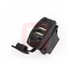 Vízálló dupla USB töltőaljzat Carling kapcsolóhelyre (12V/24V → 5V 3.1A, kék LED-del és gumisapkával) – Polaris RZR / Ranger / General / Sportsman (SUSBB)