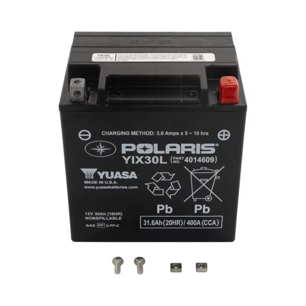 Polaris Gyári 12V 30Ah Zárt AGM Akkumulátor – Sportsman / Scrambler / Ranger / RZR (4014609) (2. kép)