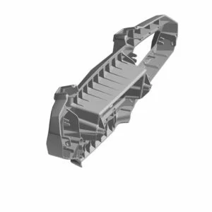 Polaris Gyári Első Lökhárító / Hűtőmaszk Burkolat Fényes Fekete – Sportsman 400 / 450 / 500 / 700 / 800 (2633527-070) (2. kép)
