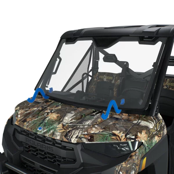 Polaris Gyári Felnyitható Első Üveg Szélvédő – Ranger XP 1000 / Ranger 1000 / XP Kinetic / Pro XD (2889020) (7. kép)