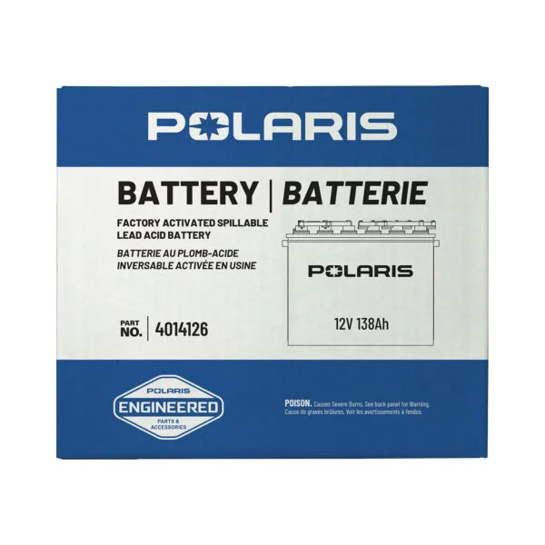 Polaris 4014126 meghajtó akkumulátor hátoldal