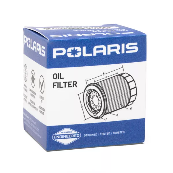 Polaris 2520799 eredeti olajszűrő menet és tömítőgyűrű felülről