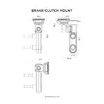 Quad Lock Fék- és Kuplung-főfékhenger Bilincs Telefontartó Konzol (QLM-CLH) (2. kép)