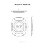 Quad Lock Univerzális Felragasztható Telefon Adapter V3 – 3M VHB Rögzítéssel (QLA-UNI-3) (2. kép)