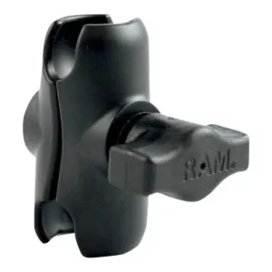 RAM Mounts rövid összekötő kar (61,5 mm / 2") 1 colos (B-méretű) gömbfejekhez – porszórt alumínium (RAM-B-201-A)