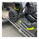 SHARK összecsukható ívelt alumínium felhajtó rámpa pár (2 db, 216×28 cm, max. 680 kg) – ATV és motorkerékpár szállításhoz