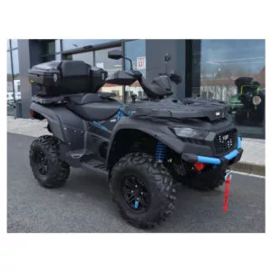 SHARK 8030 hátsó ATV túradoboz párnázott háttámlával (81 L, 98×55×43 cm)