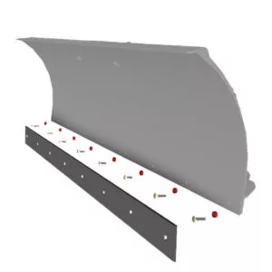 SHARK hótoló gumi tolóél 132 cm-es (52") hótoló laphoz