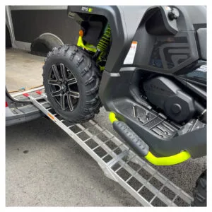 SHARK összecsukható alumínium ATV / motoros feljáró rámpa – 1 db (340 kg, 216×28 cm)