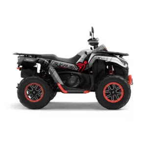 Teljes karcálló idomvédő dekor és matrica szett Segway Snarler AT6 L (hosszú) modellekhez (szürke)