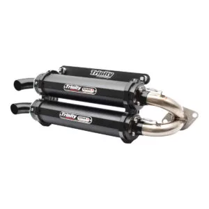 Trinity Racing Stage 5 Dual Slip-On fekete Cerakote sportkipufogó – Polaris RZR XP 1000 & RZR XP 4 1000 (TR-4118S-C2)