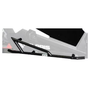 XRW P6 alumínium küszöbvédő és oldalvédő (Nerf Bar / Rock Slider) pár Polaris RZR XP 1000 / Turbo modellekhez (fekete)